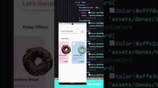 aplicación donuts ??softwareengineerflutter devparaticoding flutterdev developer ios parati