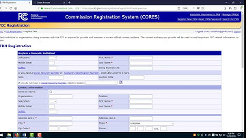 FCC User Profile and FRN Registration for New Radio Operators