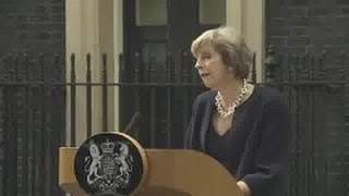 WATCH: Theresa May's first speech as UK Prime Minister