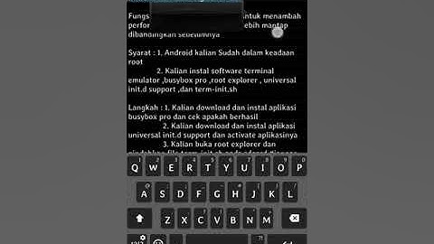 How to install Init.d in your smartphone