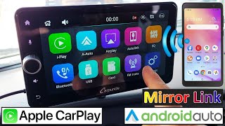CARPURIDE Car Stereo add on with Wireless Apple CarPlay &amp; Android Auto, 7&quot; IPS Touch Screen and more
