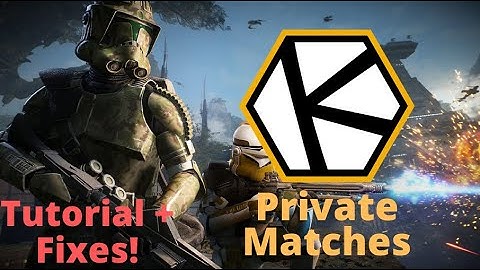 (PC) How To Set Up Private Matches On Star Wars Battlefront 2 Using Kyber | Full In-Depth Tutorial