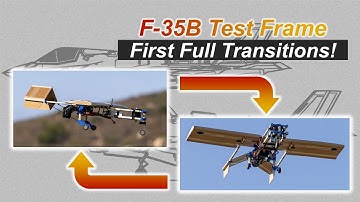 R/C F-35B: Test Flights with FULL VTOL TRANSITIONS!