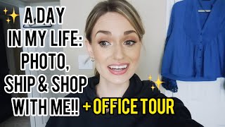 Day in My Life as a Full Time Reseller! Photo, Ship, AND Shop With Me + OFFICE TOUR!!