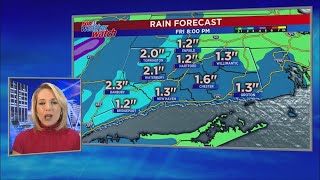 Another dry day Wednesday before two wet days to finish the work week