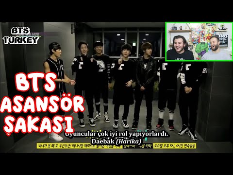 K-POP TEPKİ | BTS ASANSÖR ŞAKASI