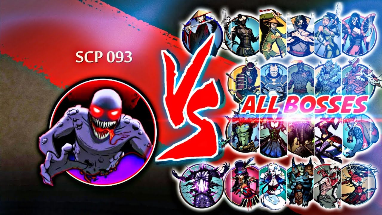 Download Shadow Fight 2 The SCP 093 Vs All Bosses