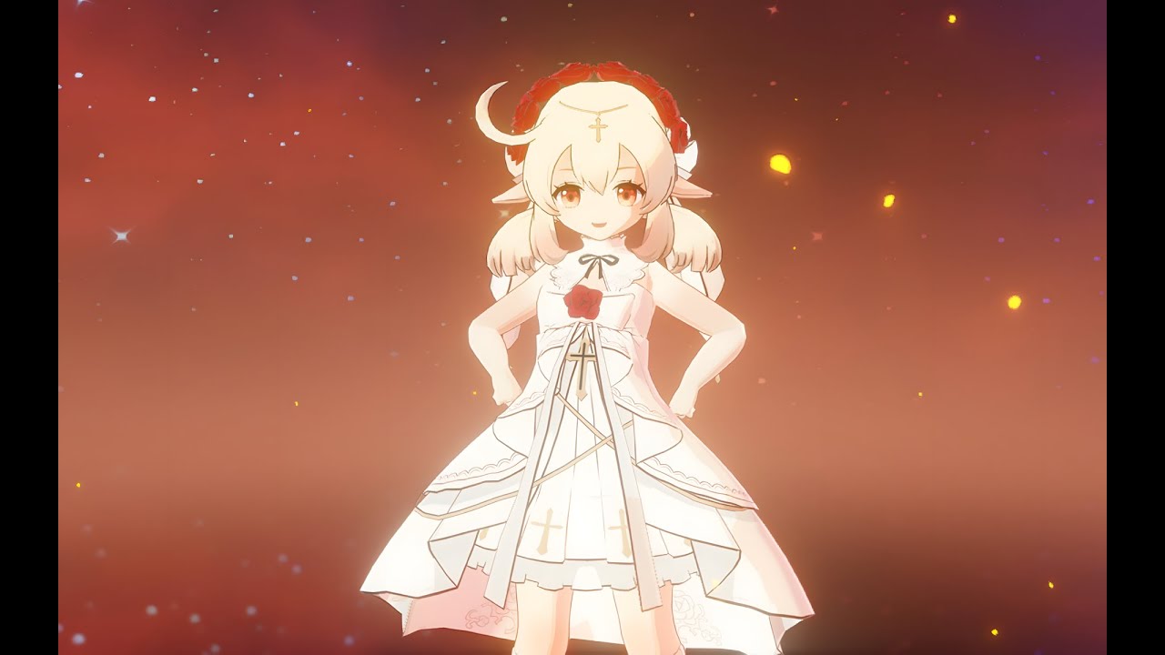 Bride KLEE SKIN Showcase #1 - GENSHIN IMPACT LUNIMATER