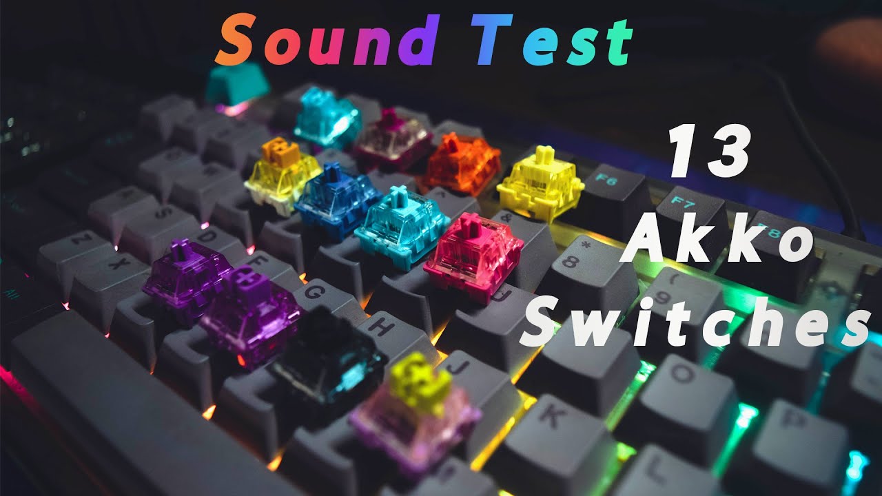 I tested 13 types of Akko switches on 2023 so you don't have to Akko