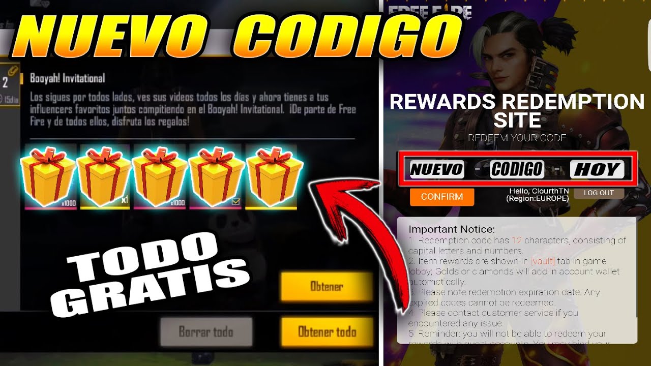 Códigos de Free Fire 2021 de hoy, 7 de septiembre: dónde y cómo canjear  diamantes y recompensas en garena free fire reward, Videojuegos