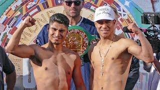 Mikey Garcia Vs. Jessie Vargas Full Weigh In & Face Off Matchroom Boxing Usa