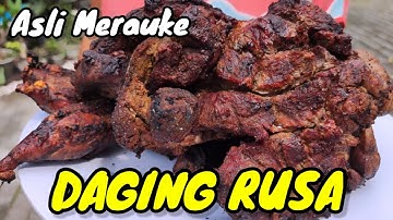 WRA | Makan Daging Rusa Bakar dari Merauke