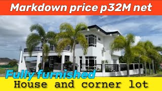 V416-24 Fully furnished brand new house and corner lot near nuvali | laguna Philippines