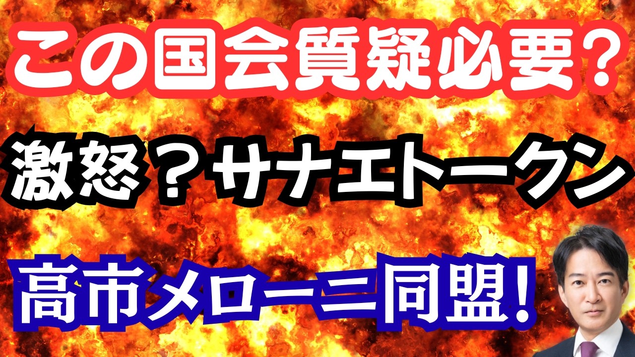 【暴露】呆れる国会質疑を連発！？サナエトークンの行方は？中国経済圏に規制を！