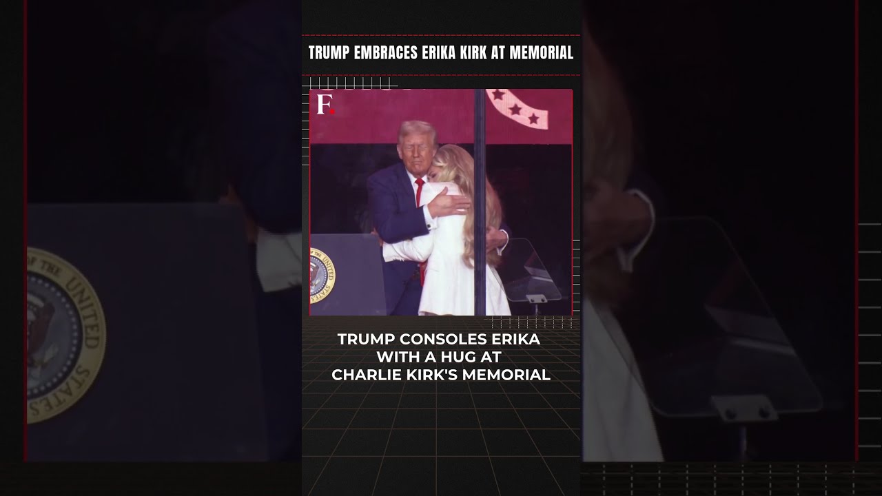  FirstpostNews Trump Hugs Erika Kirk At Charlie Memorial N18G
