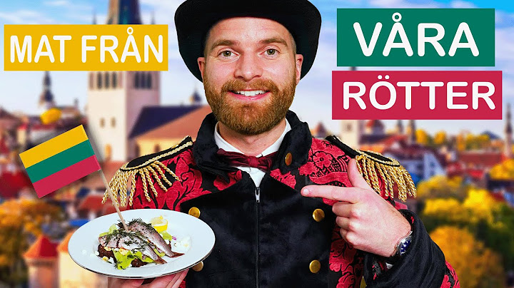 LAGAR MAT FRÅN LANDET VI KOMMER IFRÅN.