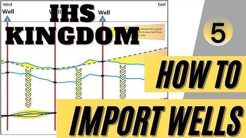 Import Wells in ihs kingdom project | IHS Kingdom Software