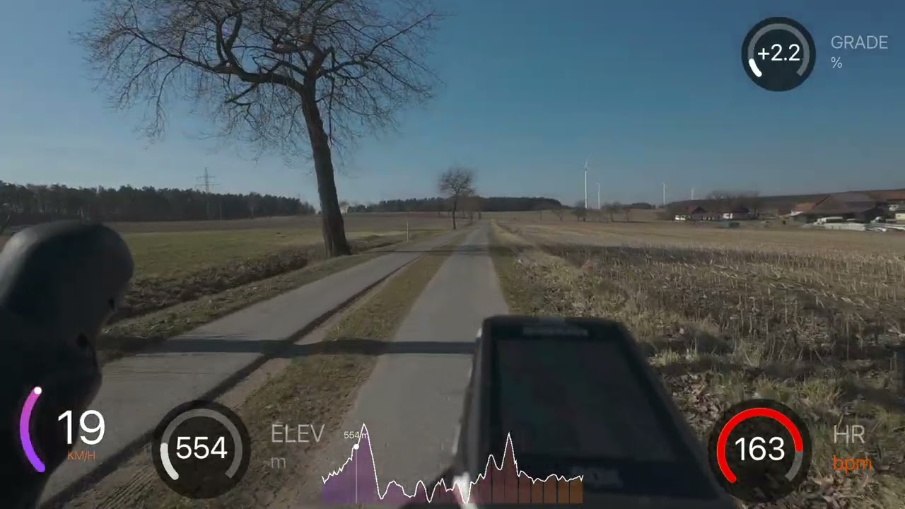 Road Ride in Upper Franconia on Cube Attain 4k HDR