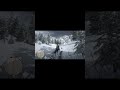Red Dead Redemption 2 | Scenic Beauty of Snow in RDR2 #rdr2 #gaming #shorts