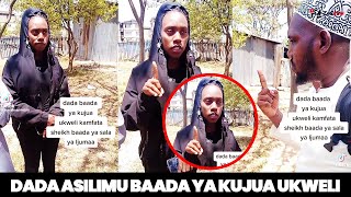 Dada Huyu Baada Ya Kujua Ukweli Amfata Sheikh Baada Ya Sala Ya Ijumaa.