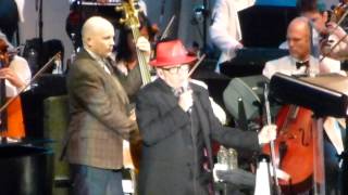 Video thumbnail of "Elvis Costello (w / L.A Philharmonic) - Shipbuilding (Hollywood Bowl, L.A CA /9/5/14)"