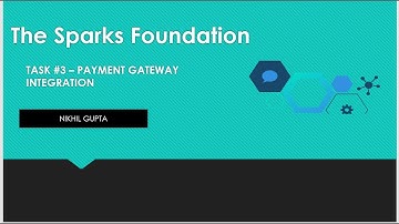 GRIP | SPARKS FOUNDATION | PAYMENT GATEWAY INTEGRATION
