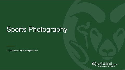 JTC335 Module 13 Sports overview