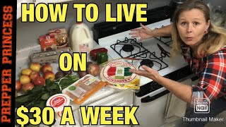 How To Live On $30 A Week