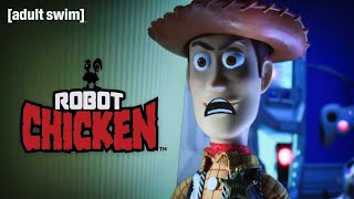 The Toy Story Gang Face Andy's New Toy | Robot Chicken | adult swim screenshot 4