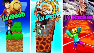 MINI GAME : CUỘC THI PARKOUR ANIME SIÊU KHÓ ** NOOB HÓA PRO PARKOUR ANIME KHÓ NHẤT MINECRAFT