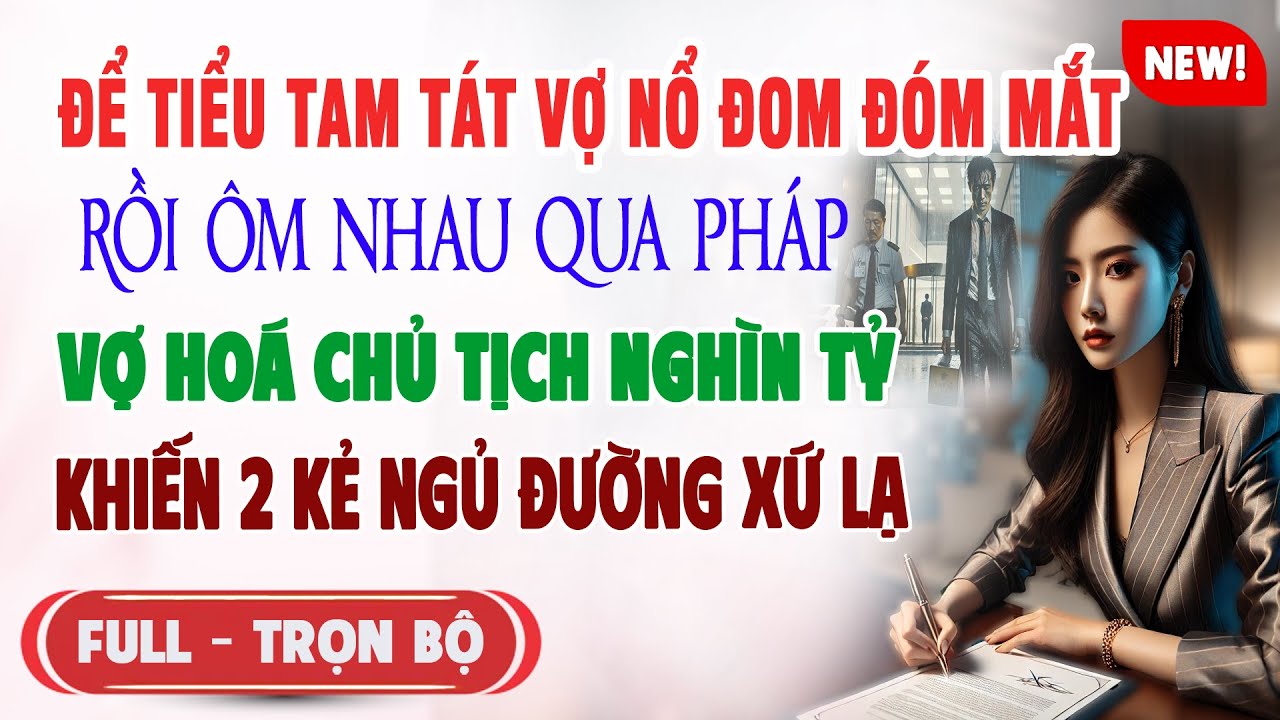 ♥️ Truyện Ngôn Tình ĐỂ TIỂU TAM TÁT VỢ NỔ ĐOM ĐÓM RỒI ÔM NHAU QUA PHÁP Vợ Hoá Ct 2Kẻ Ngủ Đường Xứ Lạ