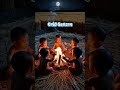 Kids warm up during cold season #cutebaby #fire #winter #coldseason #ricefield #warmup