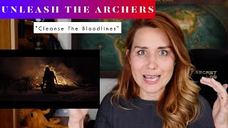 Unleash The Archers "Cleanse The Bloodlines" REACTION & ANALYSIS by Vocal Coach / Opera Singer