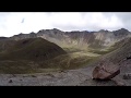 Crater del volcán Nevado de Toluca, México