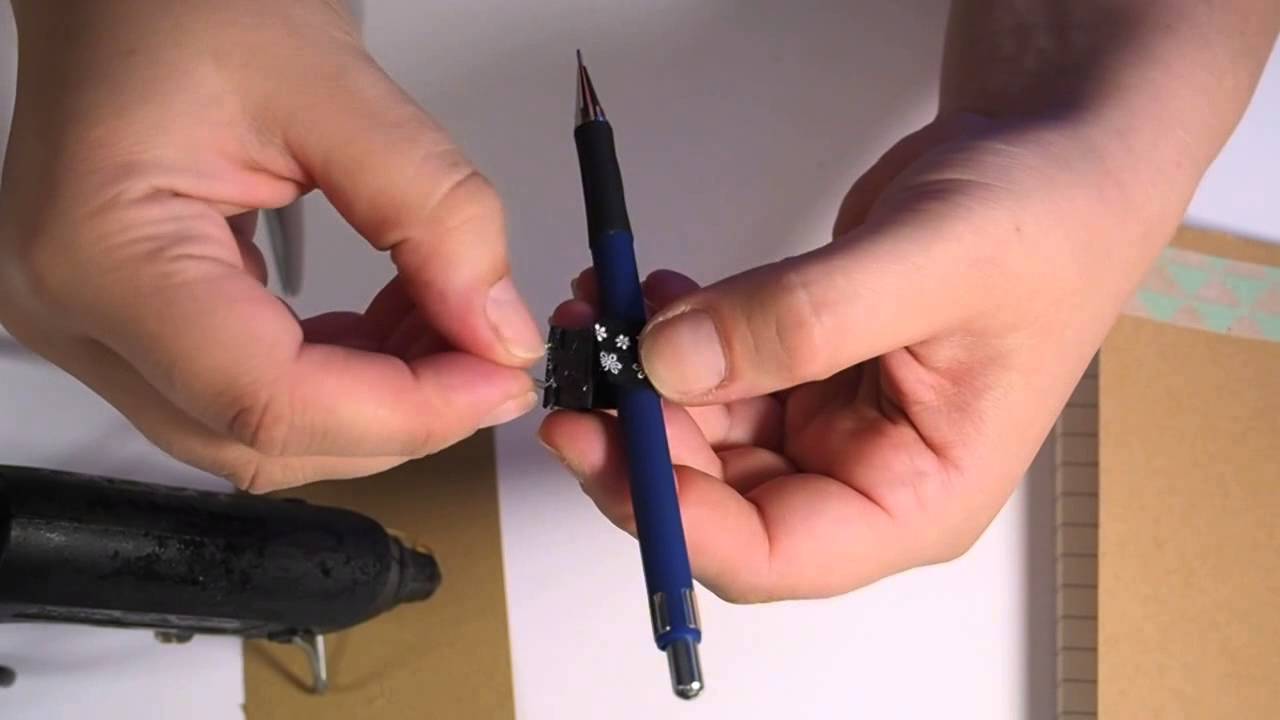 Spiral Notizbuch Clip mit Stift Stifthalter Stift clip für Notizbuch -  .de