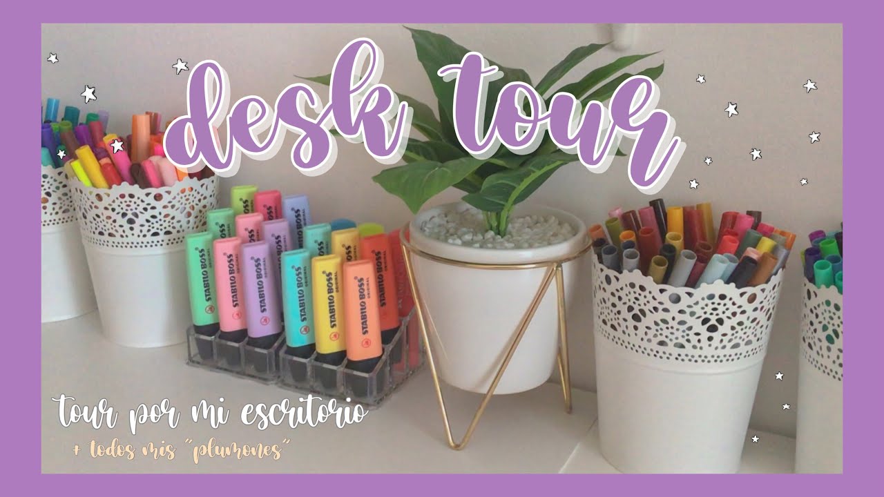 DESK TOUR // tour por mi escritorio ✨