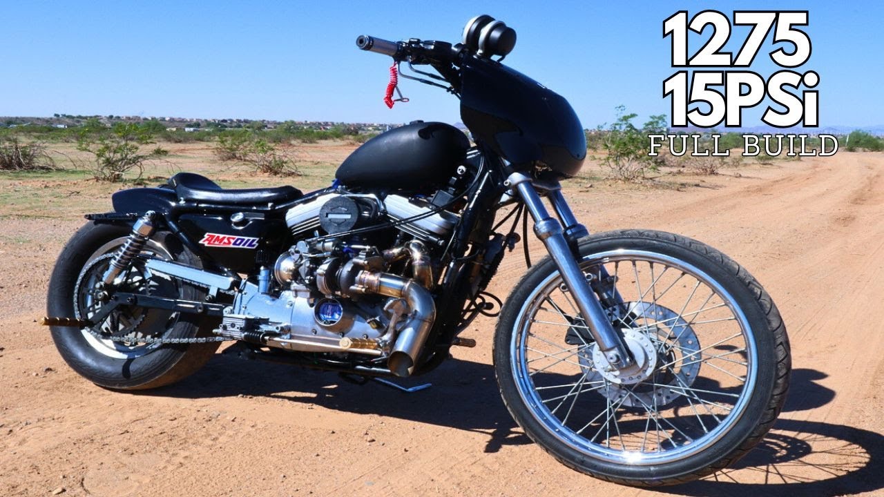 Turbo Alcohol 160HP Drag Sportster | FULL BUILD Timelapse