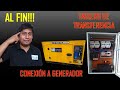 Tablero de TRANSFERENCIA⚡⚡⚡ con CONEXIÓN a GENERADOR 8500Watts❗❗❗2021 EN VIVO😁