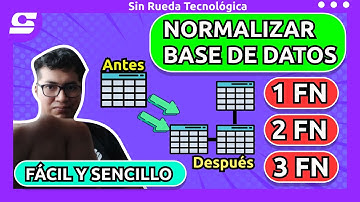 ¿CÓMO NORMALIZAR UNA BASE DE DATOS RELACIONAL? NORMALIZACIÓN (1FN, 2FN y 3FN) FÁCIL Y SENCILLO