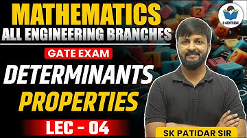 Lec 04 Properties of Determinant #mathematics #gatepreparation #determinants
