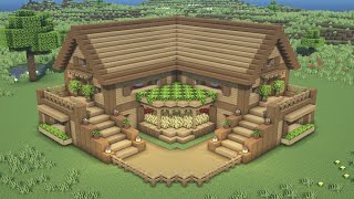 Minecraft : How To Build A Large Survival House Tutorial (#22) by Heyimrobby 33,660 views 2 years ago 22 minutes