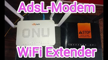 Convert any AdsL Modem Dlink  to Router WIFI Extender  for FTTH Bharat Fiber