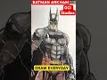 BATMAN ARKHAM ASYLUM / DC VIDEO GAMES / GCI STUDIOS / DRAW EVERYDAY #batmanfanart