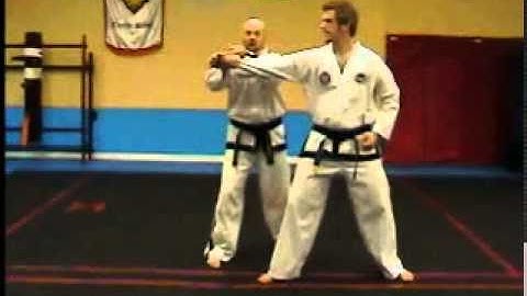 Taekwon-Do - 2 - Hooking Block. Reverse Half Face Position