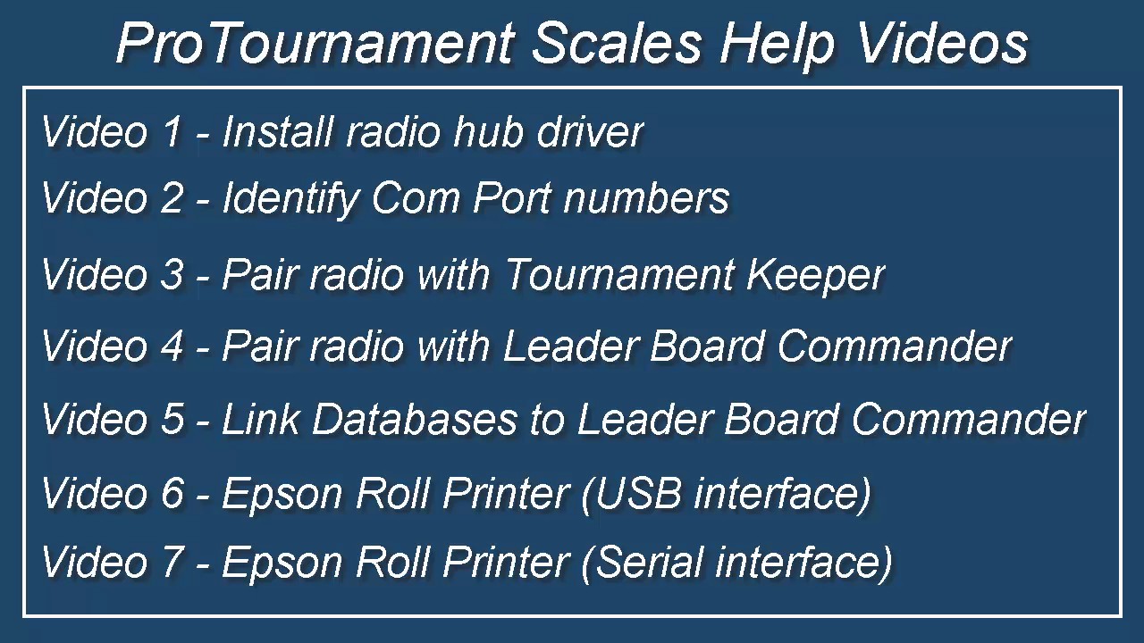 Pro Tournament Scales