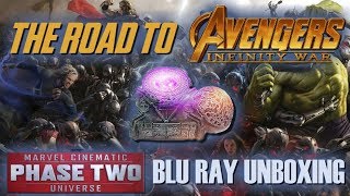 MARVEL CINEMATIC UNIVERSE: PHASE 2 SET - BLURAY UNBOXING // THE ROAD TO AVENGERS: INFINITY WAR