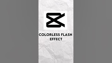 How To Add Colorless Flash Effect In Capcut||#bharateditz #shorts