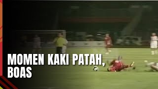 MOMENT BOAS PATAH KAKI VS HONGKONG JELANG PIALA ASIA