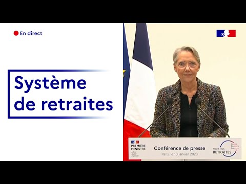 Présentation du projet du Gouvernement pour l’avenir de notre système de retraites