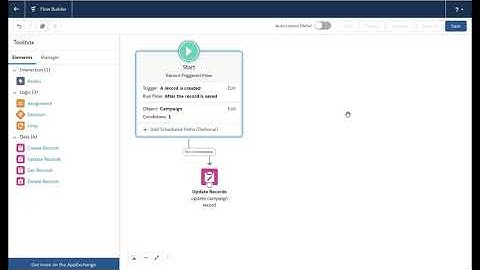Salesforce Flow Challenge 8-To make active checkbox ticked (default) for new campaign records.